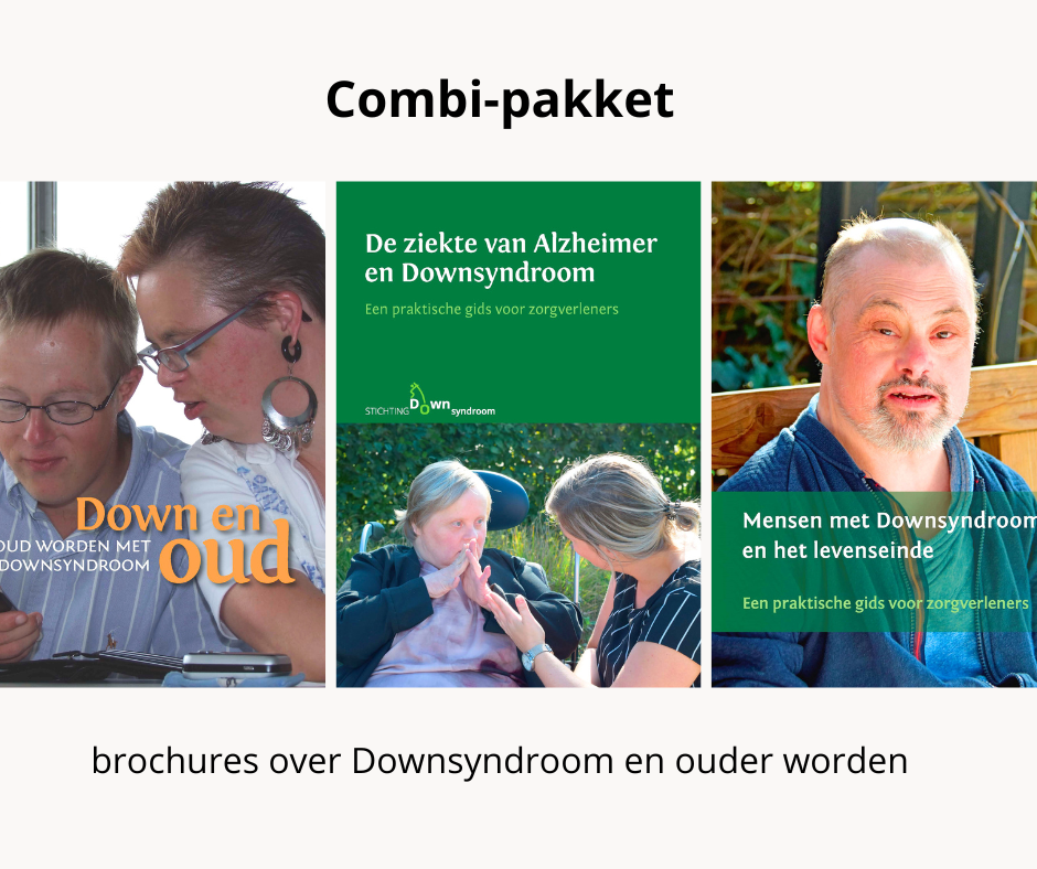 Combi-pakket brochures Downsyndroom en ouder worden